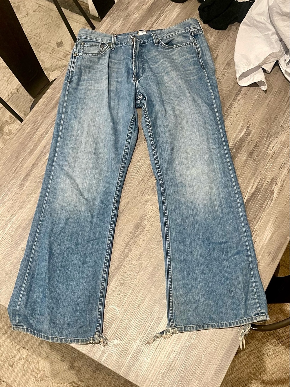 Lucky Brand Blue Wide Leg Jeans